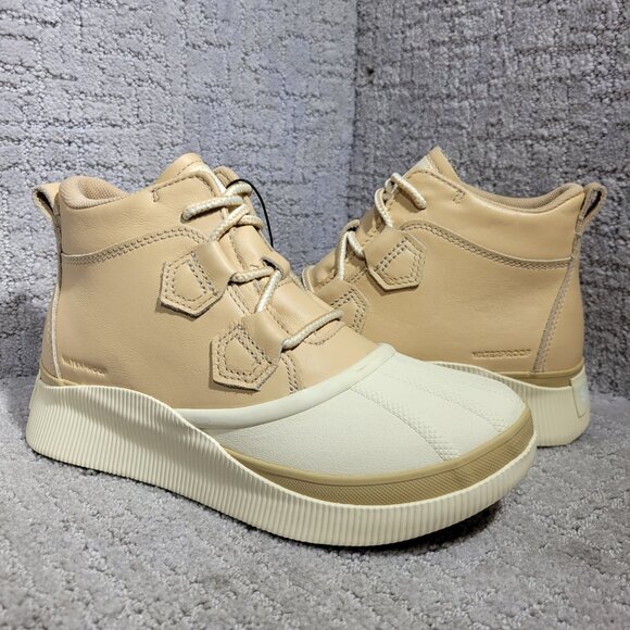 Sorel Out N About IV Classic Women's Size 7.5 Honey White Waterproof Duck Boots - Picture 7 of 10